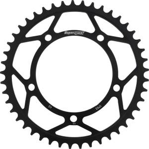 REAR SPROCKET STEEL 45T-520 BLK HAY/SUZ/TRI