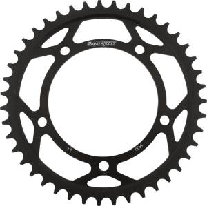 REAR SPROCKET STEEL 43T-530 BLK SUZ/TRI