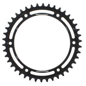 REAR SPROCKET STEEL 42T-530 BLK TRI