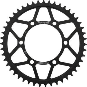 REAR SPROCKET STEEL 47T-525 BLK TRI