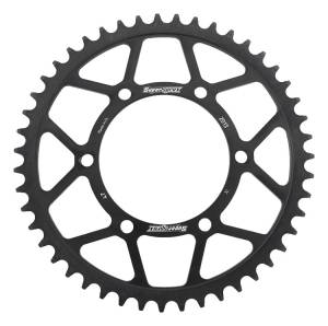 REAR SPROCKET STEEL 47T-520 BLK TRI