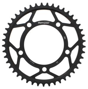 REAR SPROCKET STEEL 45T-530 BLK HON