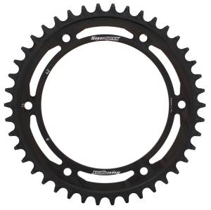 REAR SPROCKET STEEL 42T-525 BLK BMW