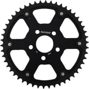 REAR STEALTH SPROCKET ALU/STL 49T-530 BLK HD