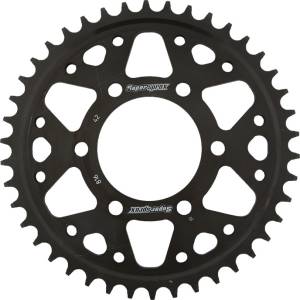 REAR SPROCKET STEEL 42T-530 BLK SUZ