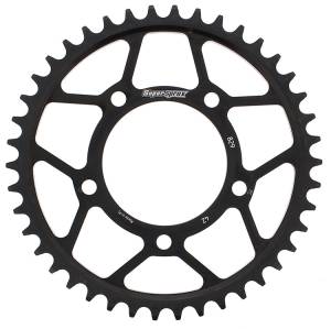 REAR SPROCKET STEEL 42T-530 BLK SUZ