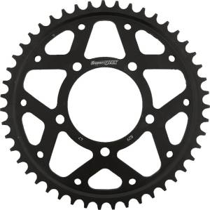 REAR SPROCKET STEEL 47T-530 BLK SUZ