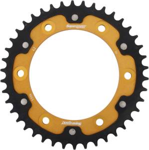 REAR STEALTH SPROCKET ALU/STL 42T-530 GLD HON