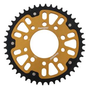 REAR STEALTH SPROCKET ALU/STL 44T-525 GLD HON