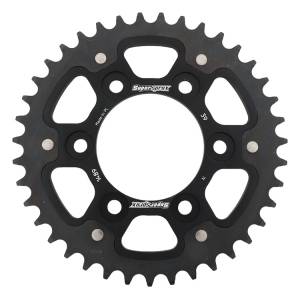 REAR STEALTH SPROCKET ALU/STL 39T-525 BLK KAW