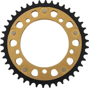 REAR STEALTH SPROCKET ALU/STL 42T-530 GLD SUZ