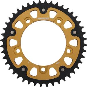 REAR STEALTH SPROCKET ALU/STL 44T-530 GLD TRI