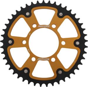 REAR STEALTH SPROCKET ALU/STL 45T-520 GLD KAW