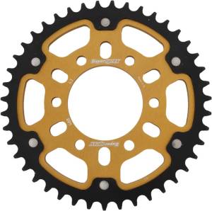 REAR STEALTH SPROCKET ALU/STL 43T-530 GLD KAW