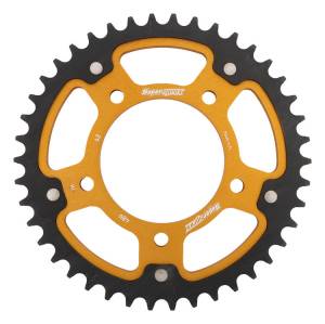 REAR STEALTH SPROCKET ALU/STL 42T-530 GLD KAW