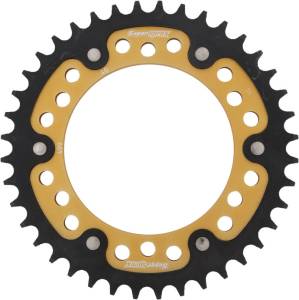 REAR STEALTH SPROCKET ALU/STL 40T-530 GLD KAW/SUZ