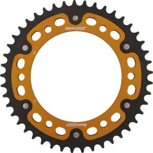 REAR STEALTH SPROCKET ALU/STL 45T-525 GLD BMW