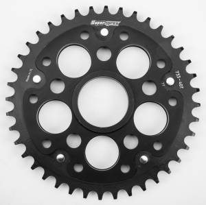 REAR STEALTH SPROCKET ALU/STL 40T-520 BLK DUC