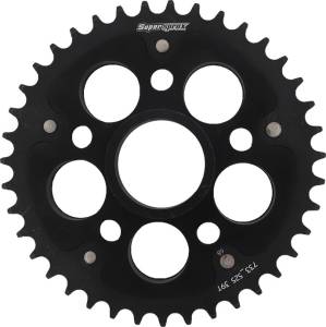 REAR STEALTH SPROCKET ALU/STL 39T-525 BLK DUC