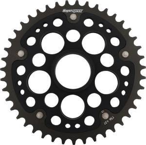 REAR STEALTH SPROCKET ALU/STL 43T-520 BLK DUC