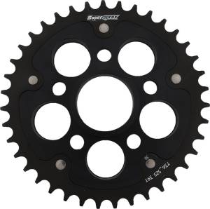 REAR STEALTH SPROCKET ALU/STL 39T-525 BLK DUC