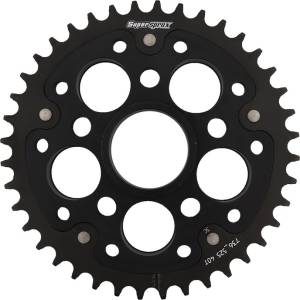 REAR STEALTH SPROCKET ALU/STL 40T-525 BLK DUC