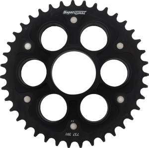 REAR STEALTH SPROCKET ALU/STL 39T-520 BLK DUC