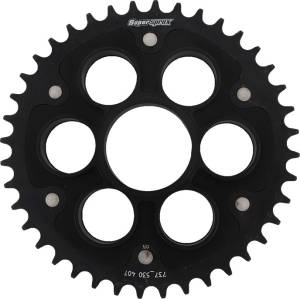 REAR STEALTH SPROCKET ALU/STL 40T-530 BLK DUC