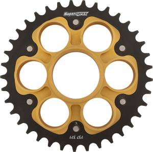 REAR STEALTH SPROCKET ALU/STL 37T-520 GLD DUC