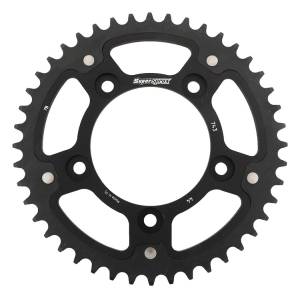 REAR STEALTH SPROCKET ALU/STL 44T-520 BLK DUC