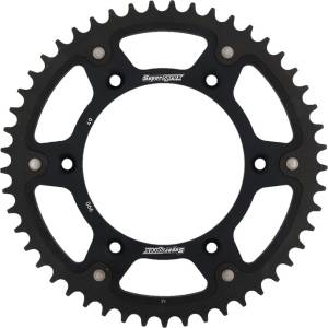 REAR STEALTH SPROCKET ALU/STL 49T-520 BLK HUSQ/KTM