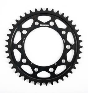 REAR EDGE SPROCKET STEEL 42T-525 BLK HON/YAM