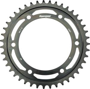 REAR EDGE SPROCKET STEEL 43T-525 BLK HON