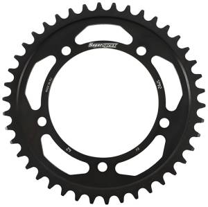 REAR EDGE SPROCKET STEEL 42T-525 BLK HAY/SUZ/TRI