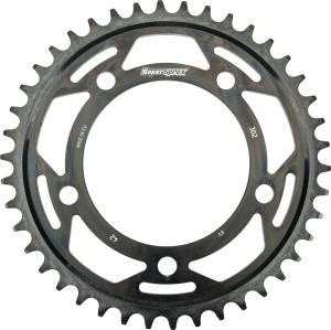 REAR EDGE SPROCKET STEEL 42T-530 BLK HON