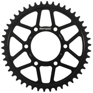 REAR EDGE SPROCKET STEEL 46T-520 BLK KAW/POL