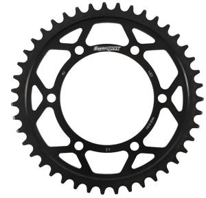 REAR EDGE SPROCKET STEEL 43T-525 BLK SUZ/YAM