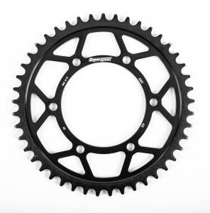 REAR EDGE SPROCKET STEEL 45T-525 BLK SUZ/YAM