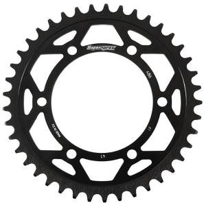 REAR EDGE SPROCKET STEEL 41T-520 BLK HON/KAW/SUZ/YAM