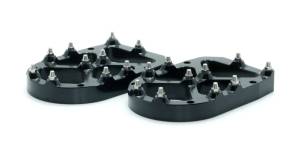 PRO SERIES FOOT PEG RISERS BLACK 13MM