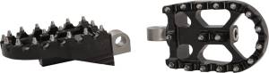 MOTO STYLE FOOTPEG SET BLACK 2"X3.125"