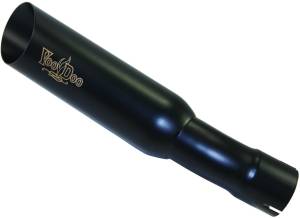 SHORTY EXHAUST SINGLE BLACK