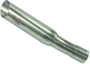 SHORTY EXHAUST SINGLE POLISHED