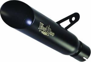 SHORTY EXHAUST SINGLE MUFFLER BLACK