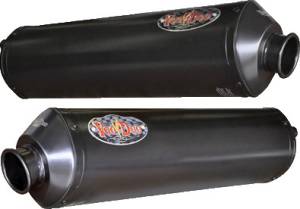 PERFORMANCE SLIP-ON SUZ BLACK MUFFLERS ONLY HAYABUSA