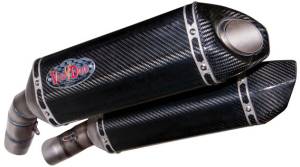 PERFORMANCE SERIES EXHAUST DUAL CARBON/TI MUFFLER