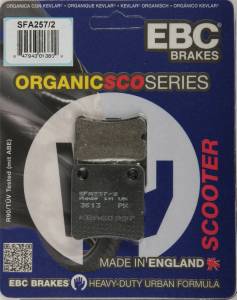 BRAKE PADS SFA257/2 ORGANIC