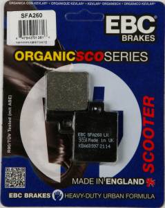 BRAKE PADS SFA260 ORGANIC