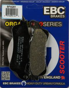 BRAKE PADS SFA281 ORGANIC