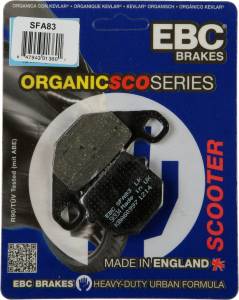 BRAKE PADS SFA83 ORGANIC